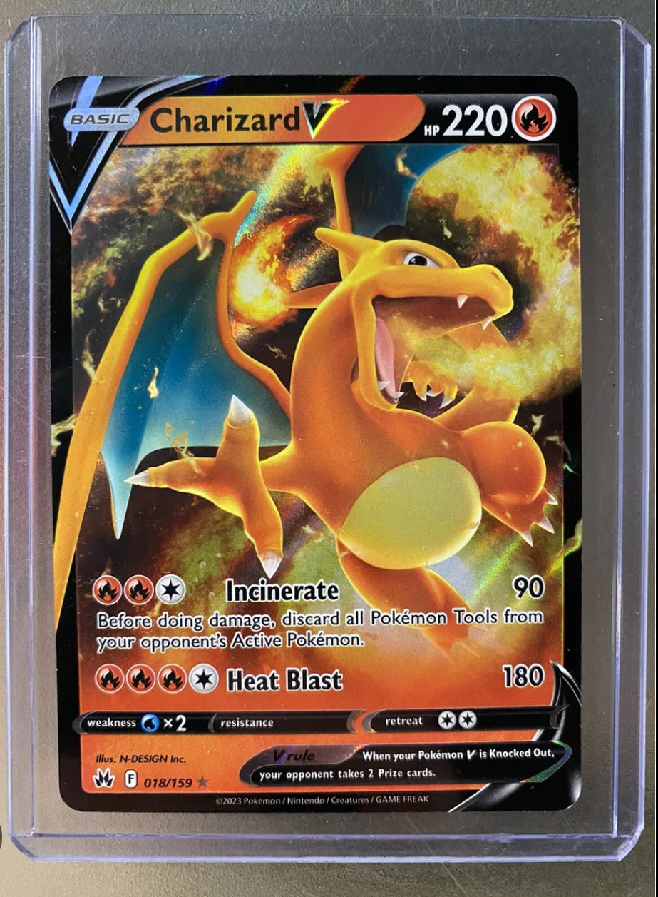 Charizard V Crown Zenith CS Trading Cards Charizard V Crown Zenith CS Trading Cards