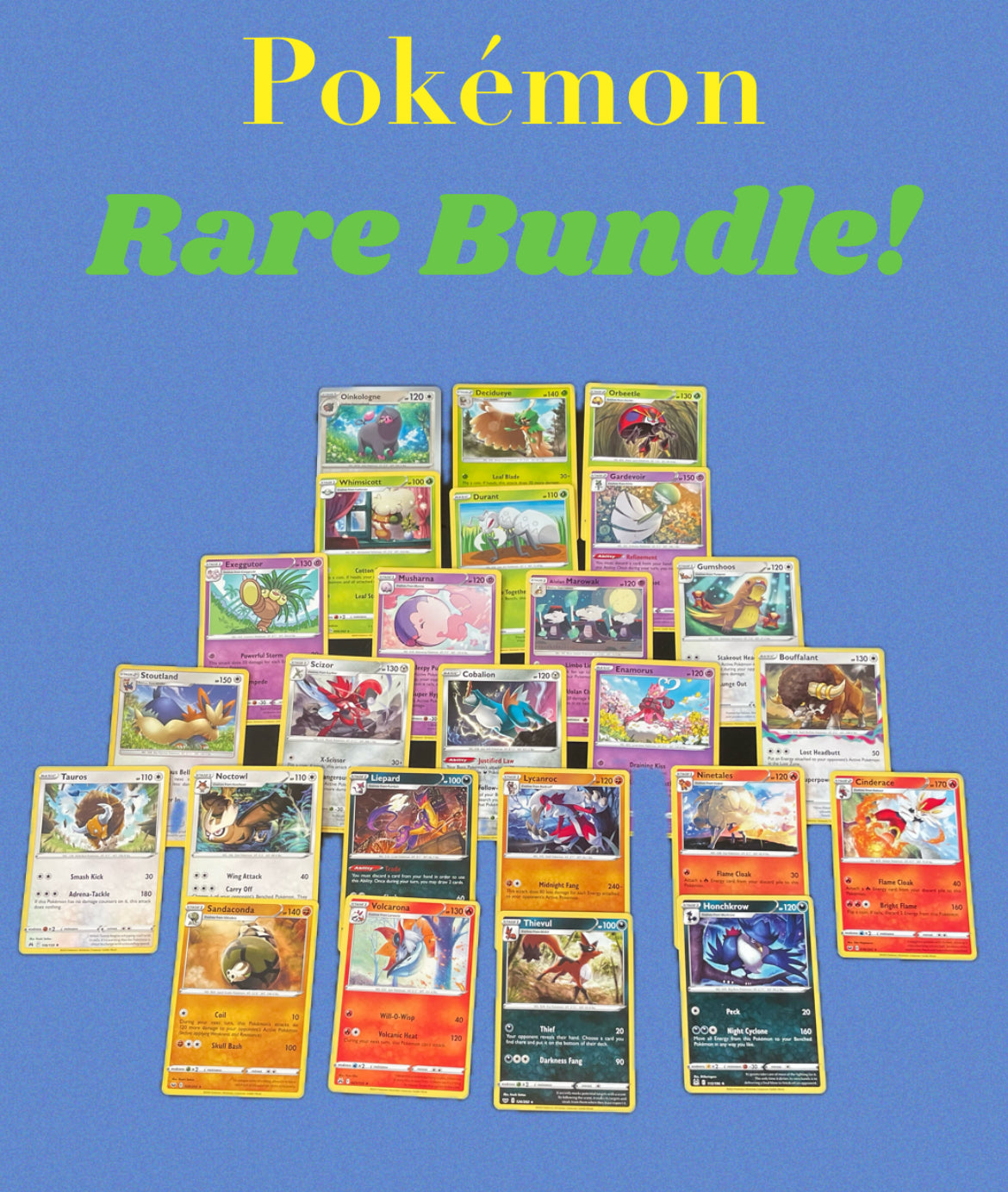 Pokémon TCG Mega Lot RARE – CS Trading Cards