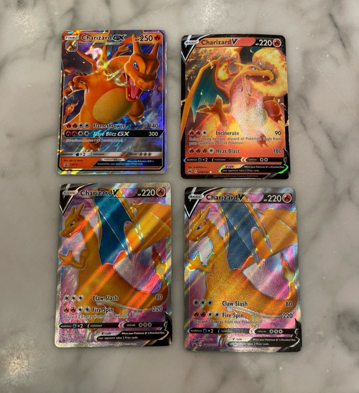 Mega Charizard Lot, 4 Cards. RARE