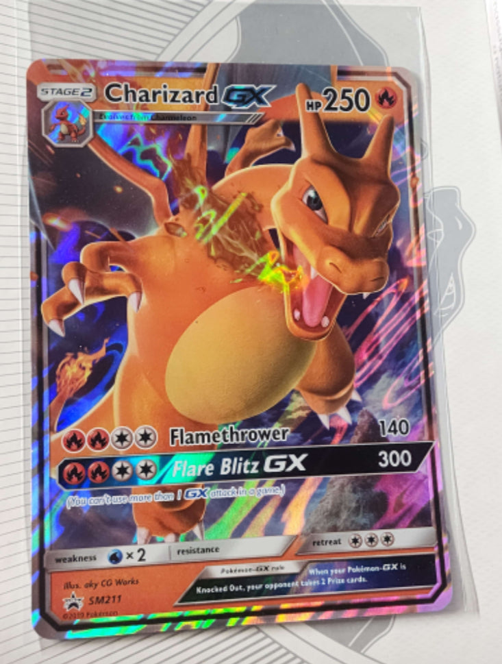 Pokemon Charizard GX SM211 SM Black Star Promo CS Trading Cards Pokemon Charizard GX SM211 SM Black Star Promo CS Trading Cards