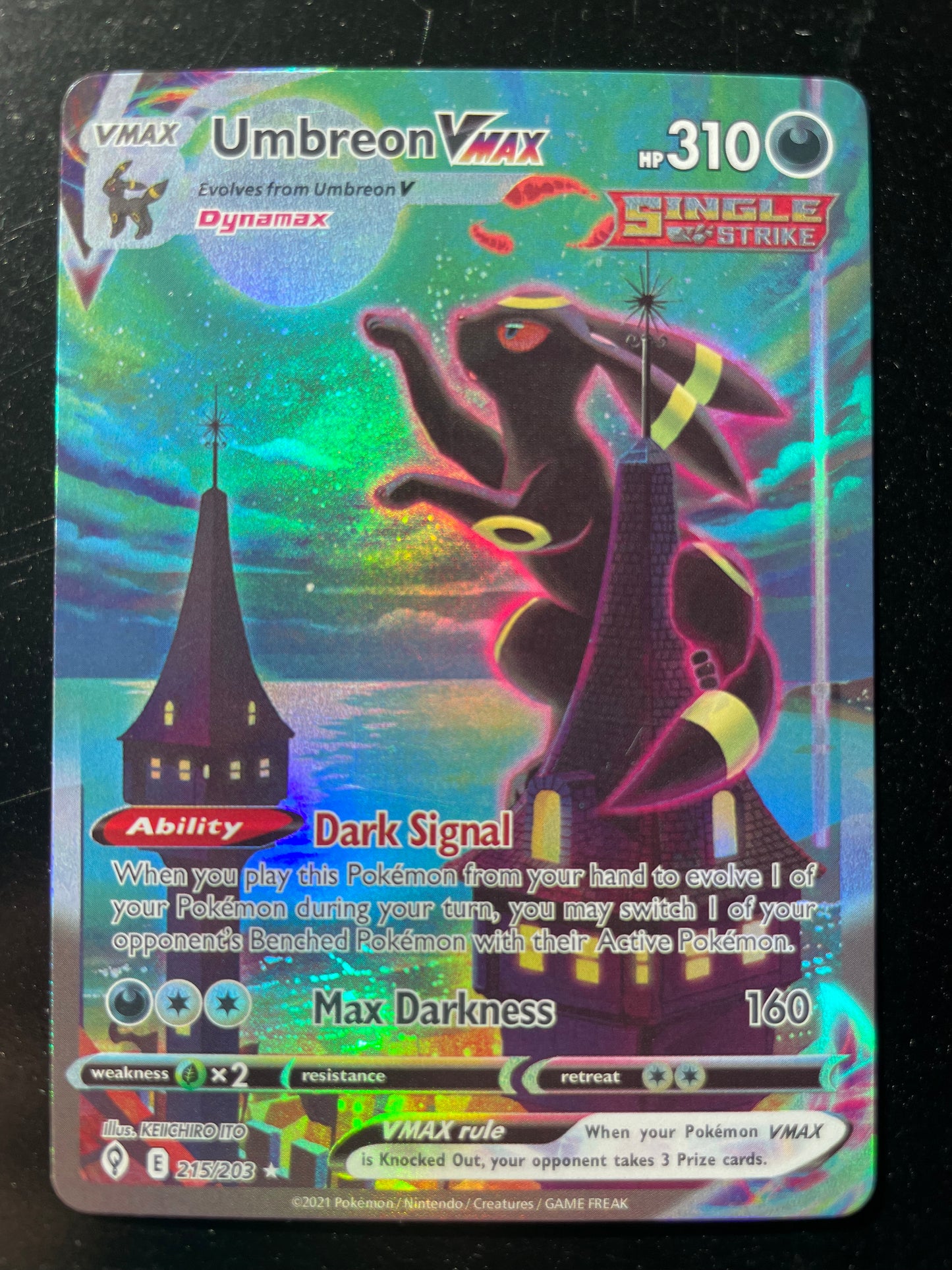 Pokémon TCG Umbreon Vmax Secret Rare